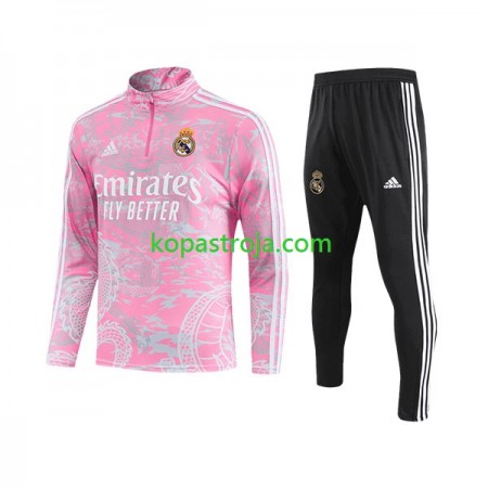 Real Madrid Dragon Tränings Sweatshirtställ Rosa 2023/24